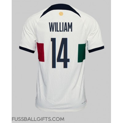 Portugal William Carvalho #14 Fußballbekleidung Auswärtstrikot WM 2022 Kurzarm